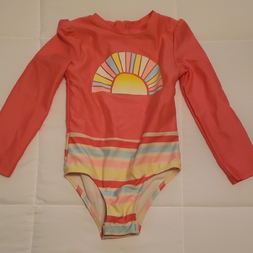 Cat & Jack Coral Kids Swim One Piece